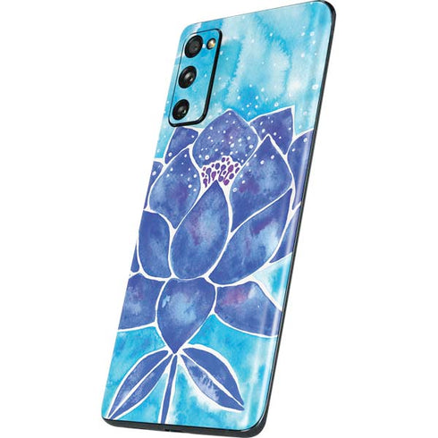 Cat Coq Blue Lotus Galaxy S20 Fan Edition Skin